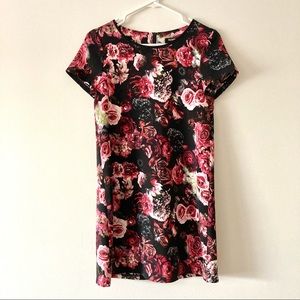 ASOS Black Floral Dress Size 2